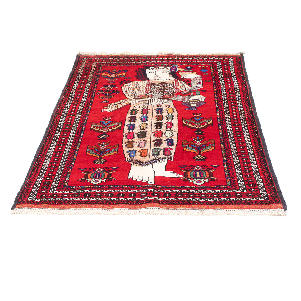 Tappeto Belutsch - 145 x 92 cm - rosso