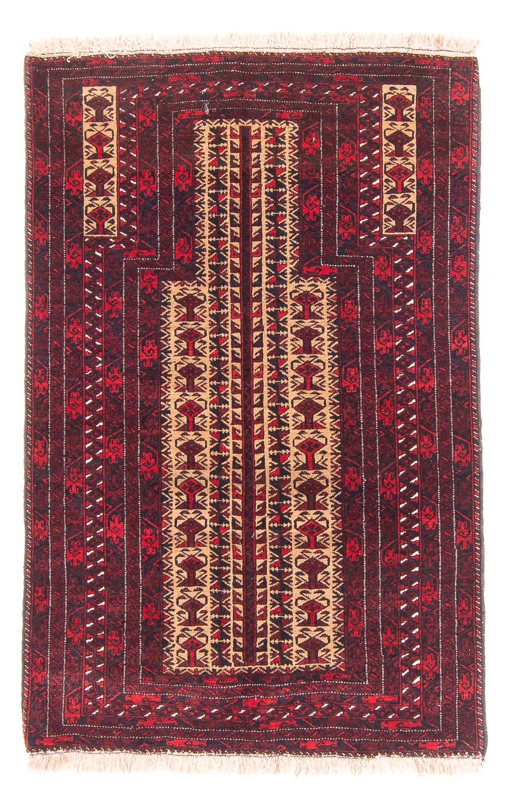Tappeto Belutsch - Tappeto di preghiera - 130 x 83 cm - beige