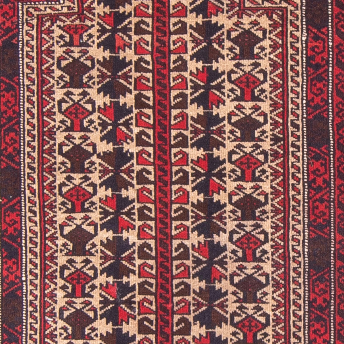 Tappeto Belutsch - Tappeto di preghiera - 135 x 90 cm - beige