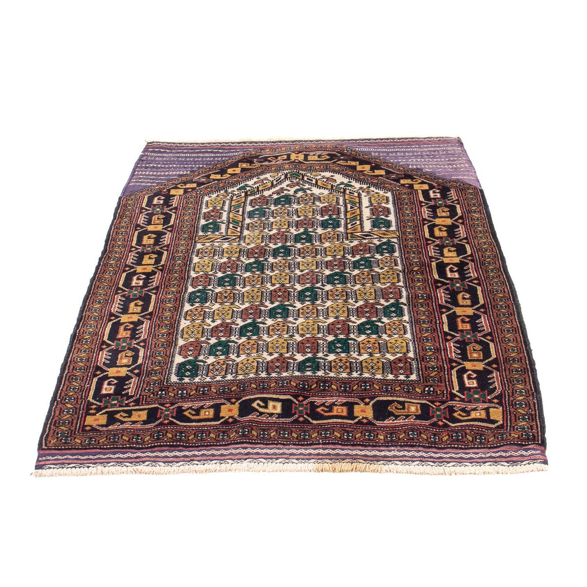 Tappeto Belutsch - Tappeto di preghiera - 126 x 82 cm - multicolore