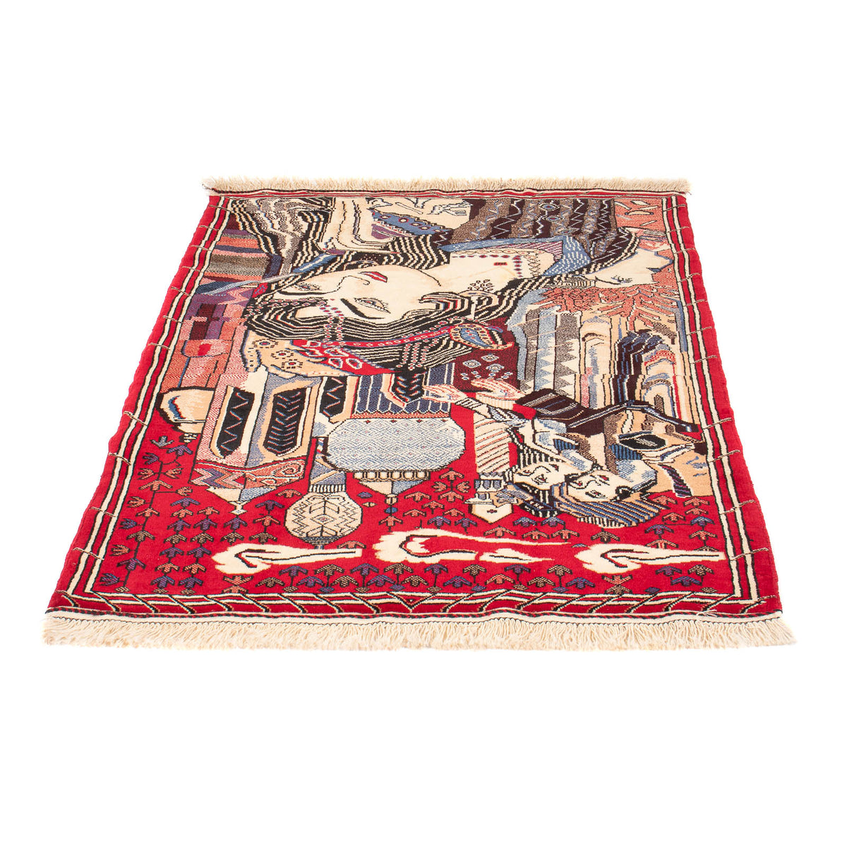 Tappeto Belutsch - 124 x 89 cm - multicolore