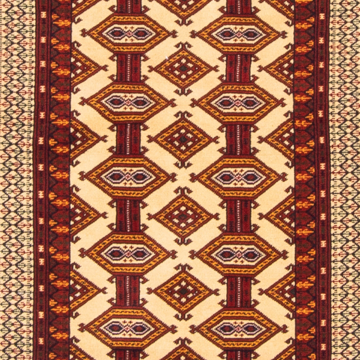 Tappeto corsia Tappeto Turkaman - 176 x 85 cm - beige