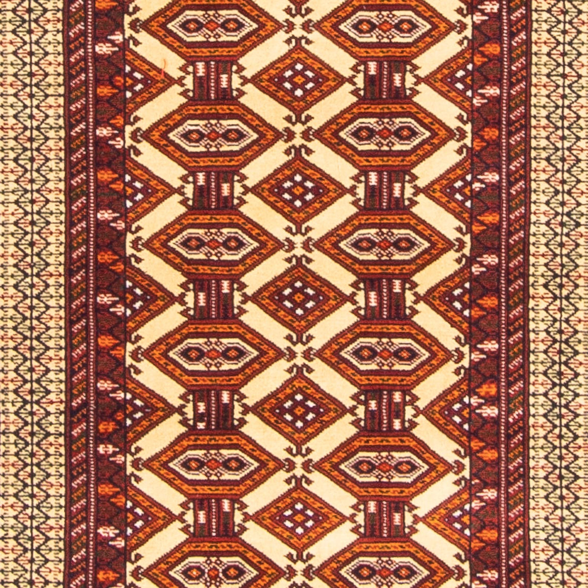 Tappeto corsia Tappeto Turkaman - 185 x 85 cm - beige