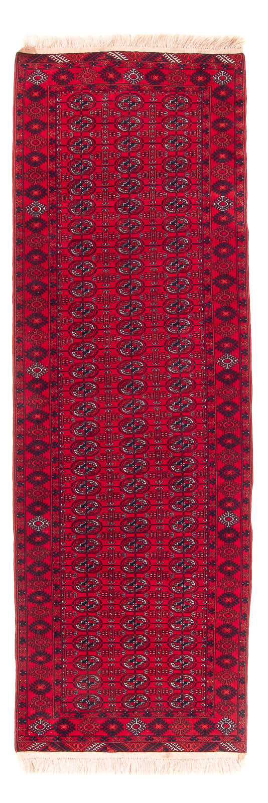 Tappeto corsia Tappeto afgano - 258 x 85 cm - rosso