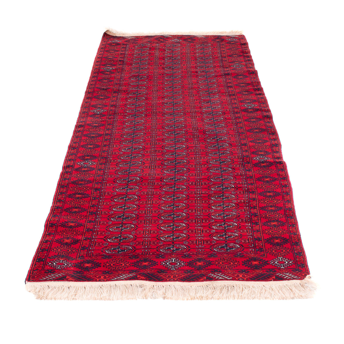 Tappeto corsia Tappeto afgano - 258 x 85 cm - rosso