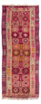 Tappeto corsia Tappeto Kelim - Vecchio - 374 x 129 cm - multicolore