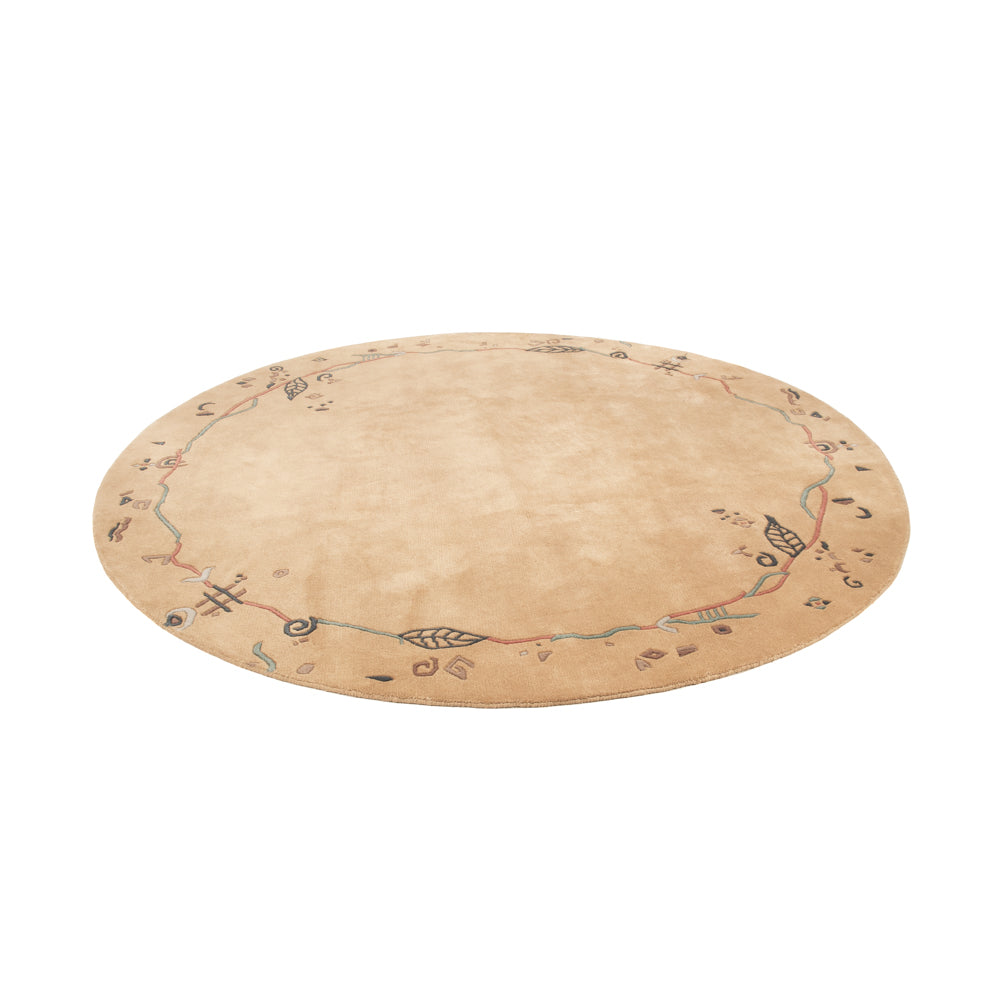 Tappeto Nepal - 240 x 240 cm - beige