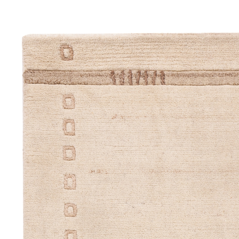 Tappeto corsia Tappeto Nepal - 155 x 91 cm - crema