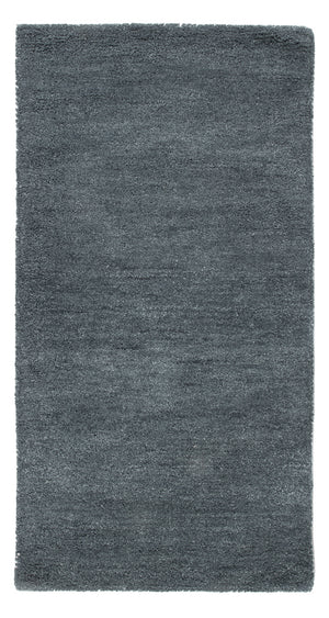 Tappeto di lana - 143 x 72 cm - blu petrolio