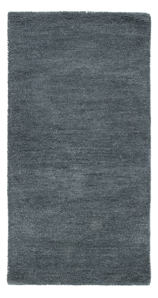 Tappeto di lana - 143 x 72 cm - blu petrolio