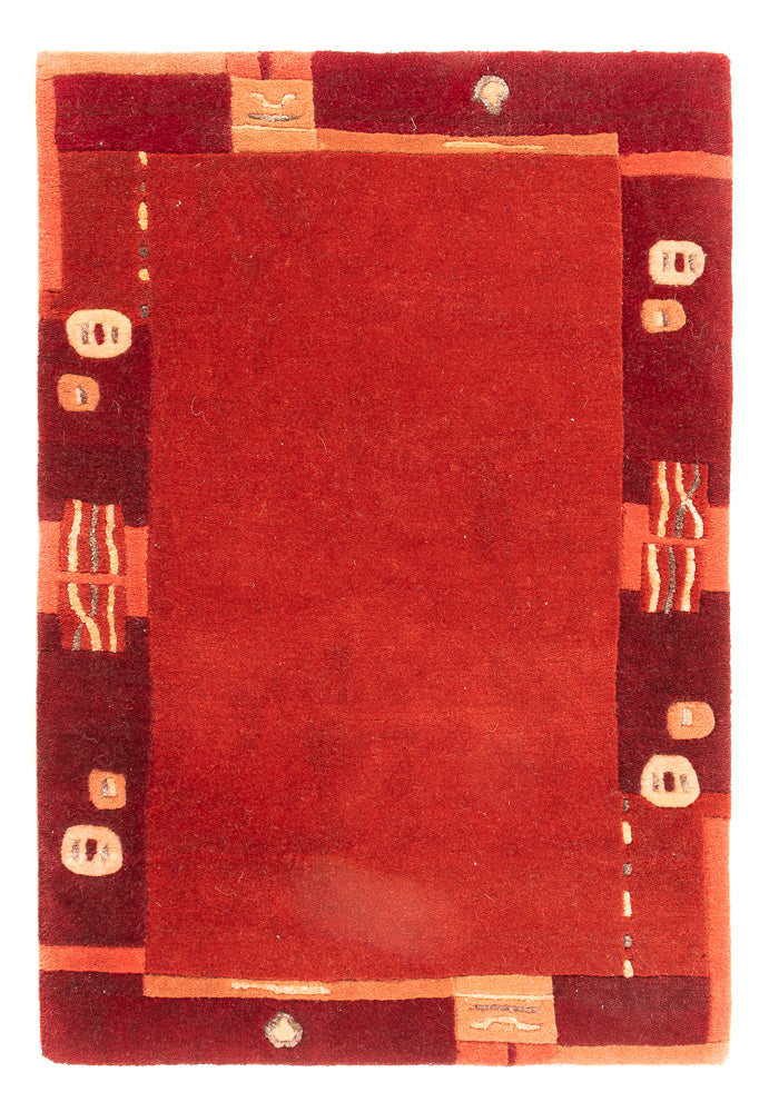 Tappeto Nepal - 90 x 60 cm - rosso