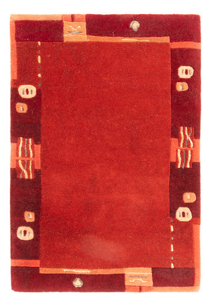 Tappeto Nepal - 90 x 60 cm - rosso