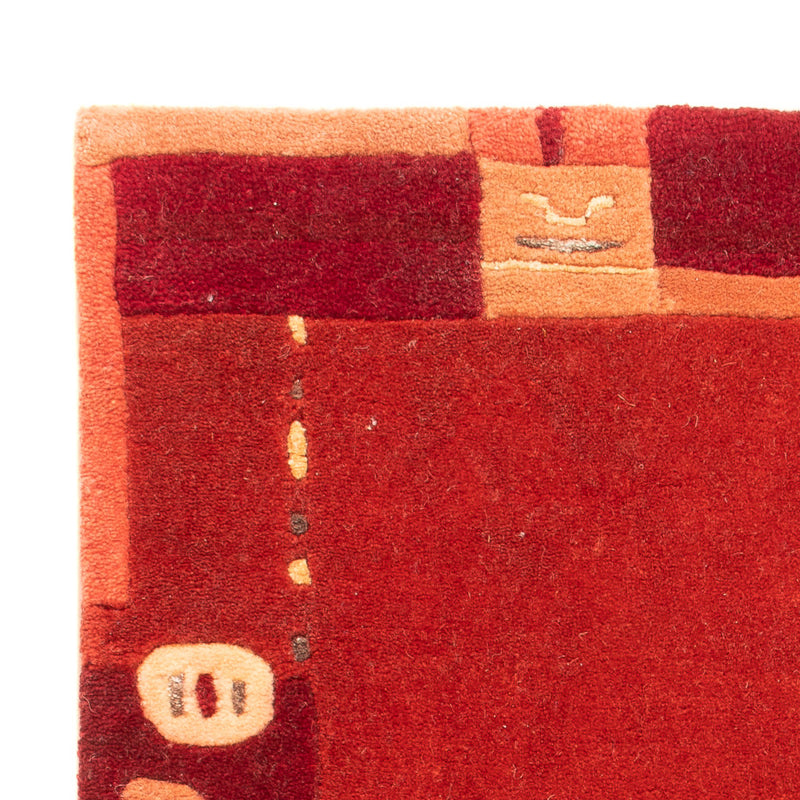 Tappeto Nepal - 90 x 60 cm - rosso