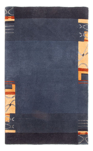 Tappeto Nepal - 90 x 60 cm - blu scuro