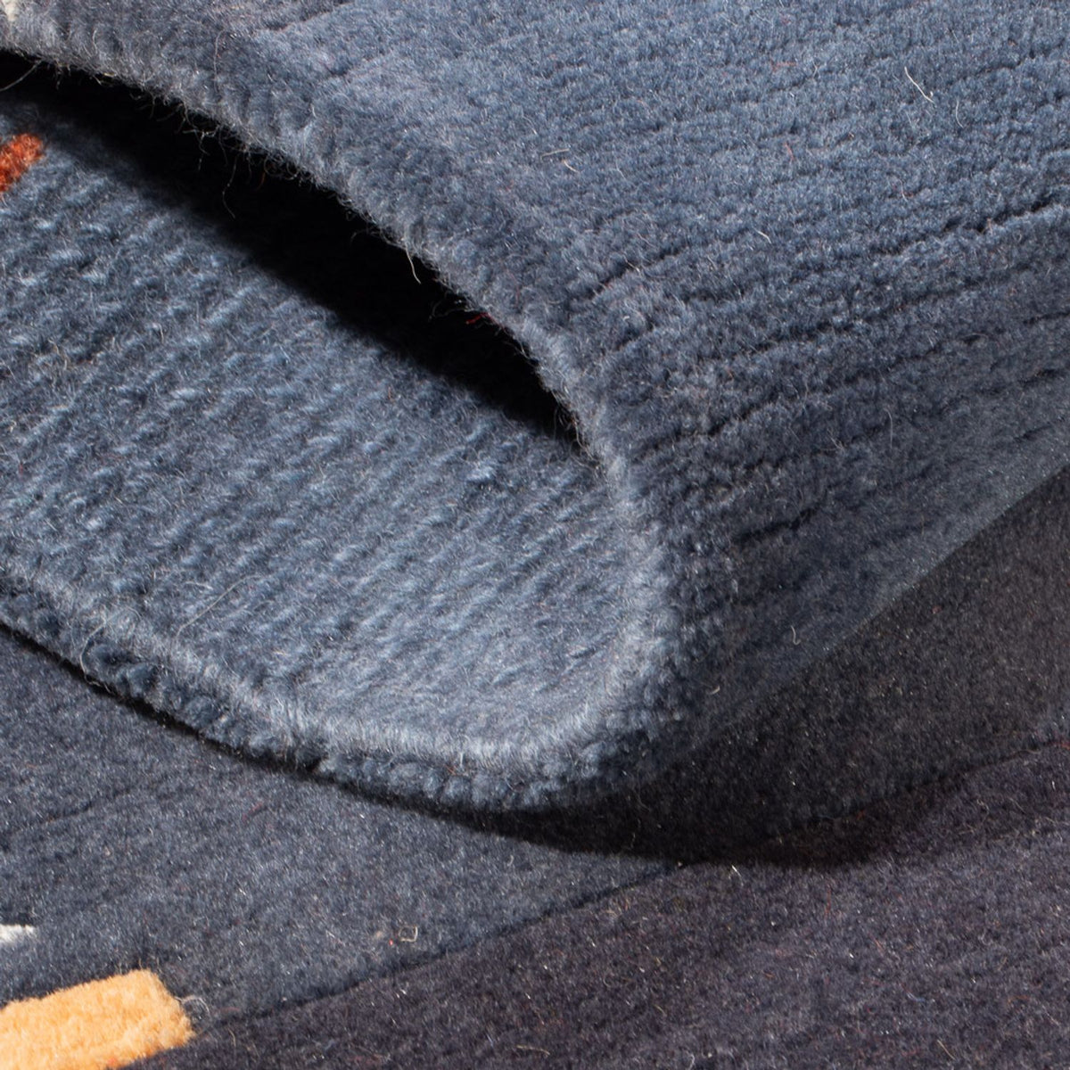 Tappeto Nepal - 90 x 60 cm - blu scuro