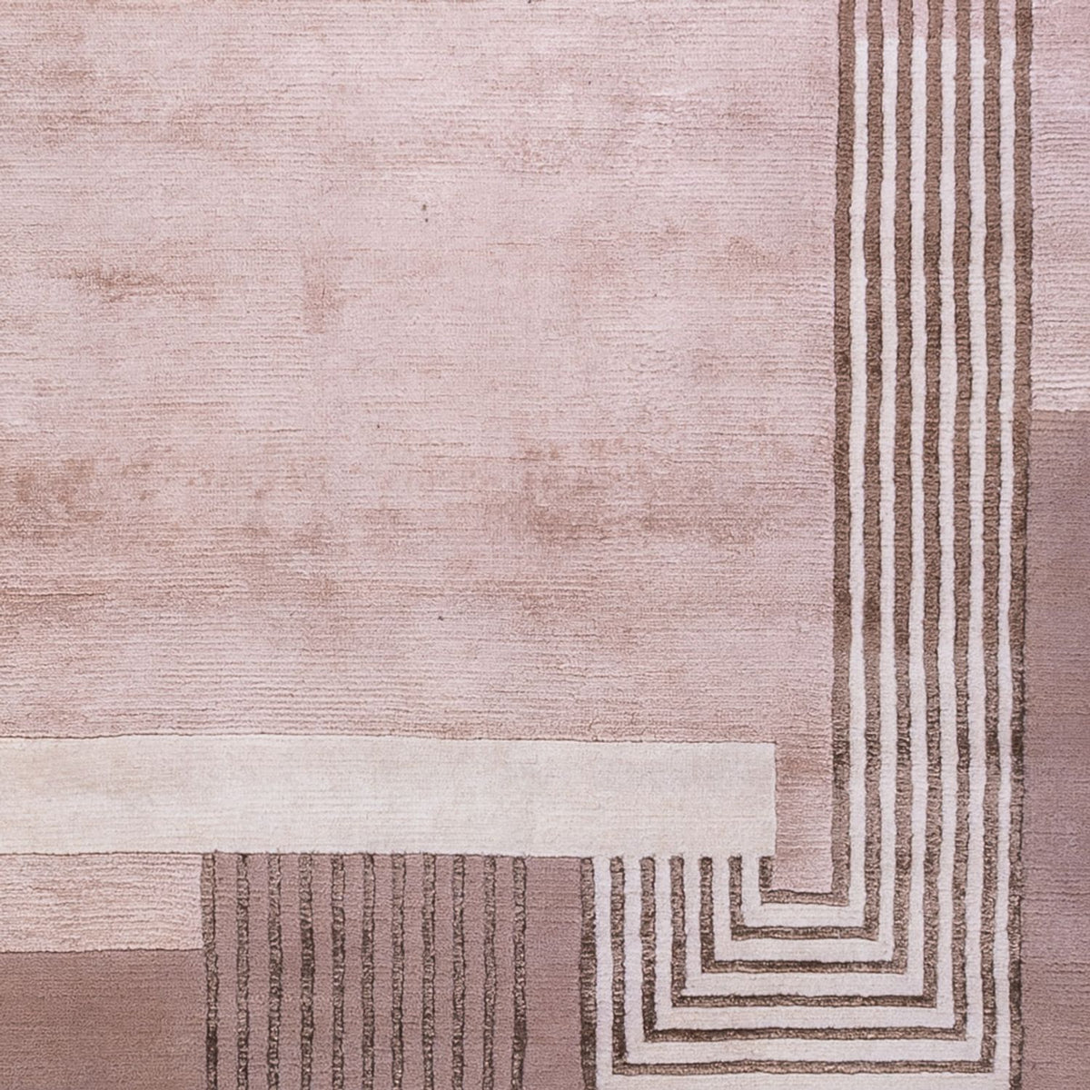 Tappeto di design - 244 x 169 cm - argento