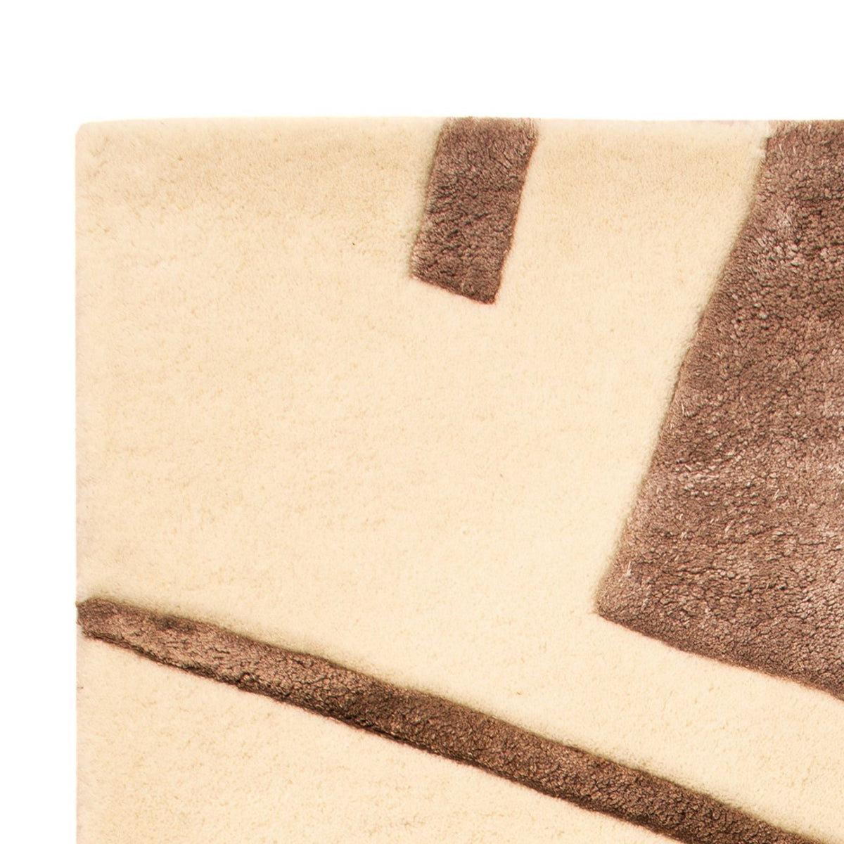 Tappeto di design - 90 x 60 cm - crema