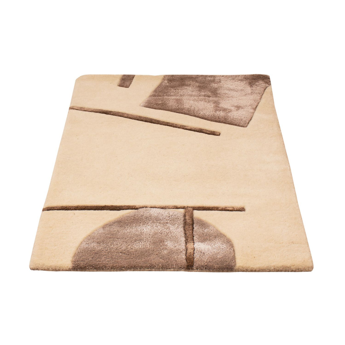 Tappeto di design - 90 x 60 cm - crema