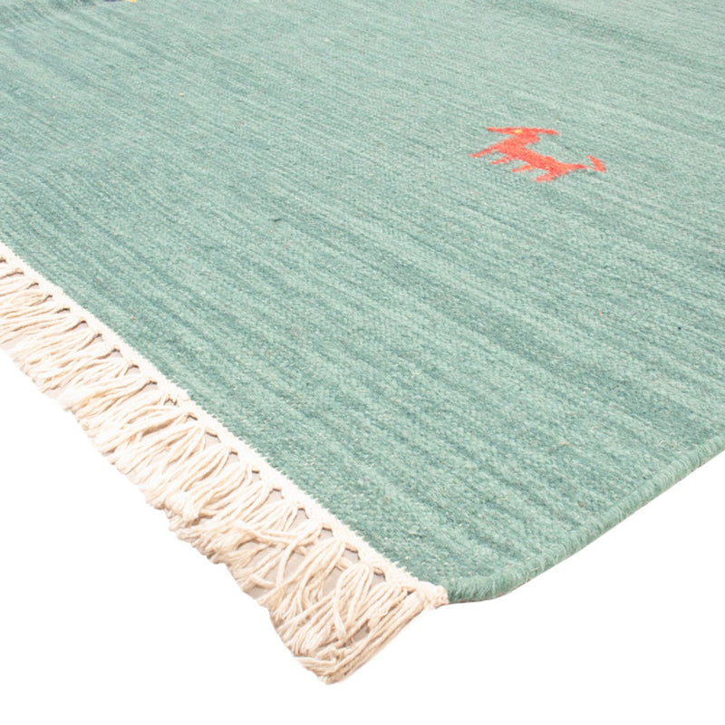 Tappeto Kelim - Tendenza - 240 x 160 cm - turchese