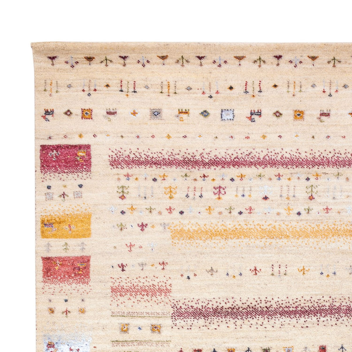 Tappeto Gabbeh - Loribaft Indus - 245 x 174 cm - crema