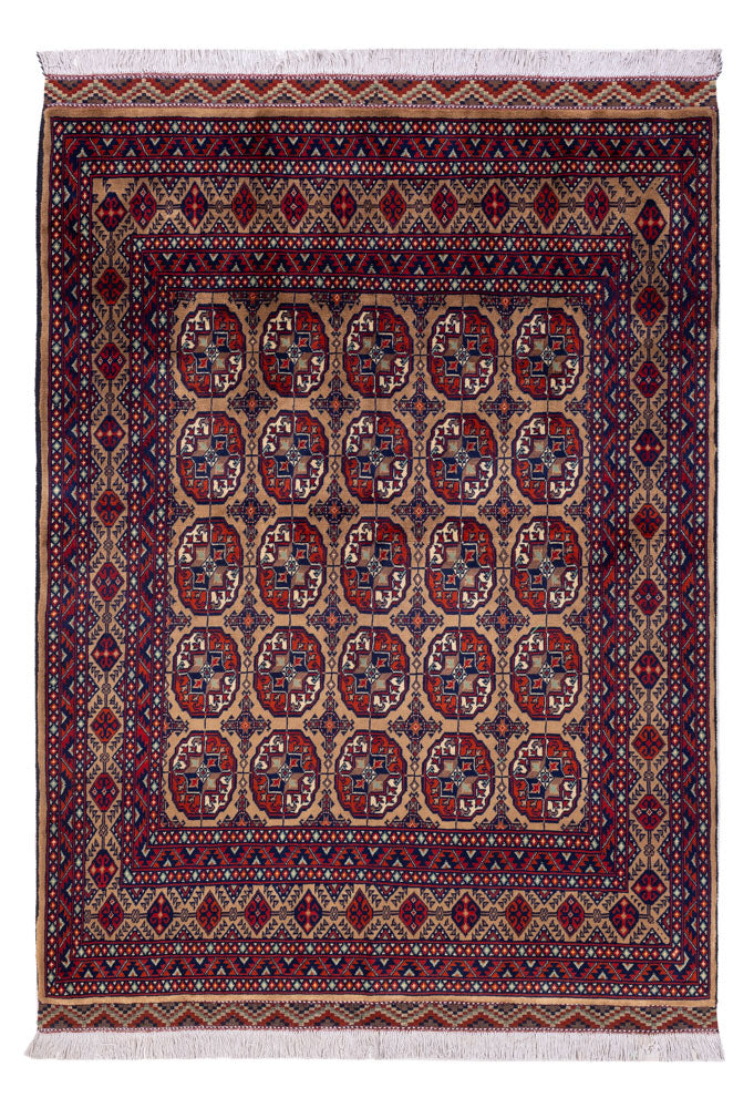 Tappeto afgano - 195 x 148 cm - beige scuro