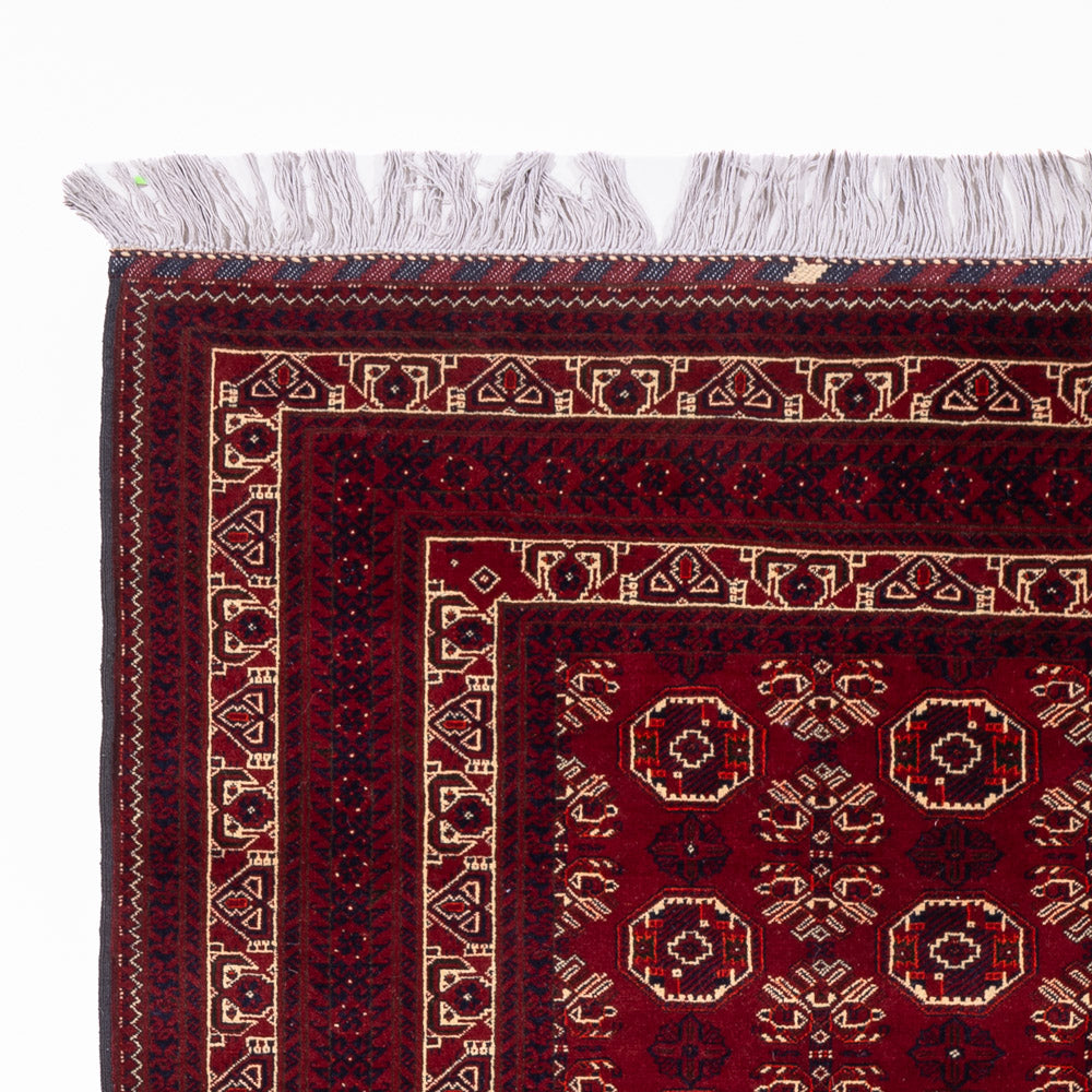 Tappeto afgano - Bukhara - 280 x 188 cm - rosso scuro