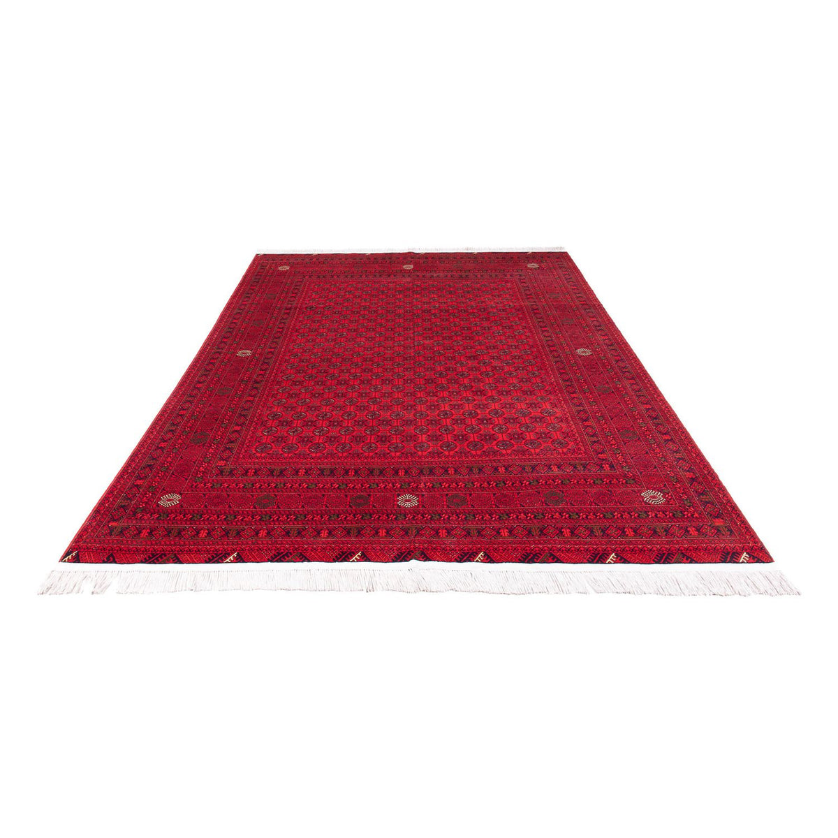 Tappeto afgano - 295 x 194 cm - rosso