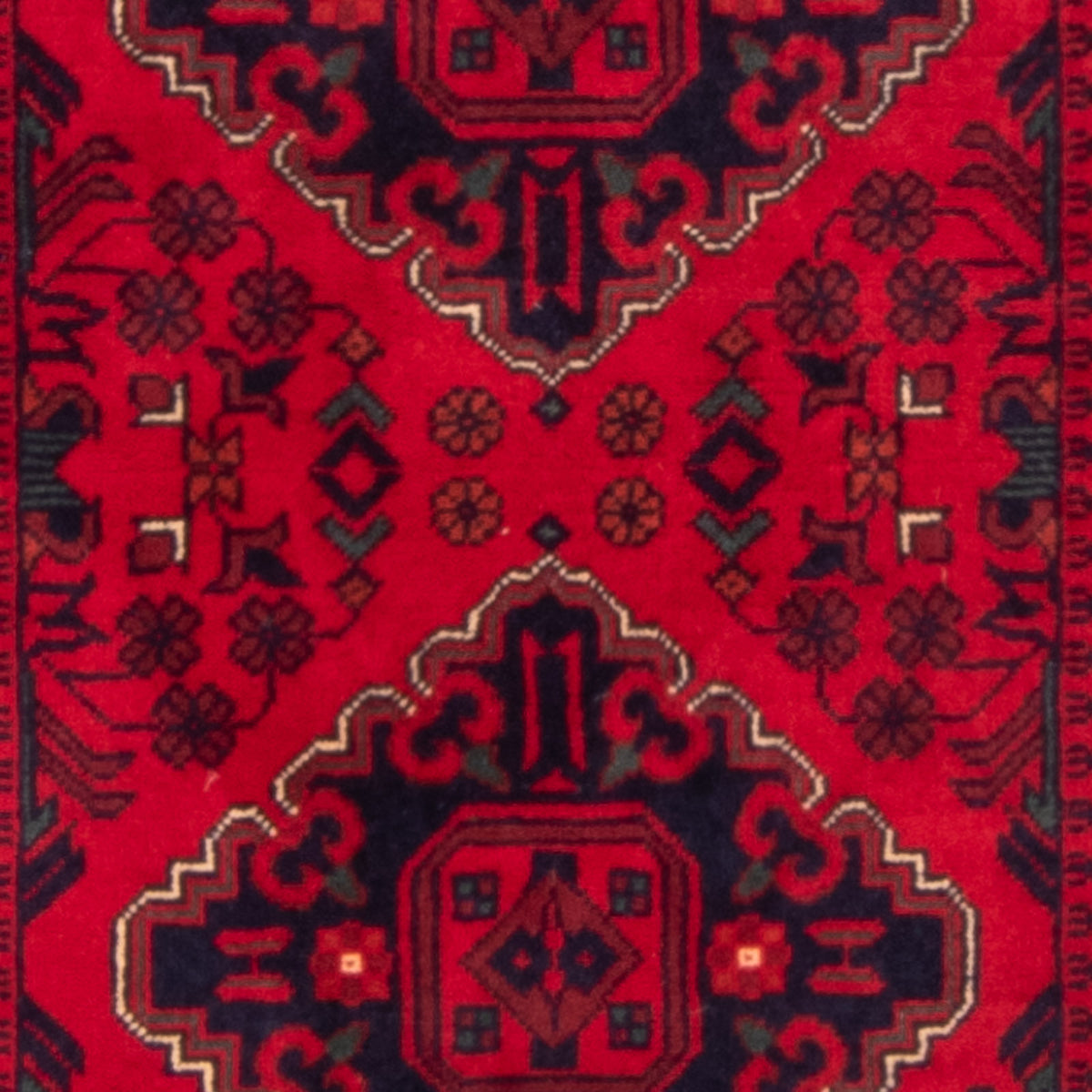Tappeto corsia Tappeto afgano - 292 x 90 cm - rosso