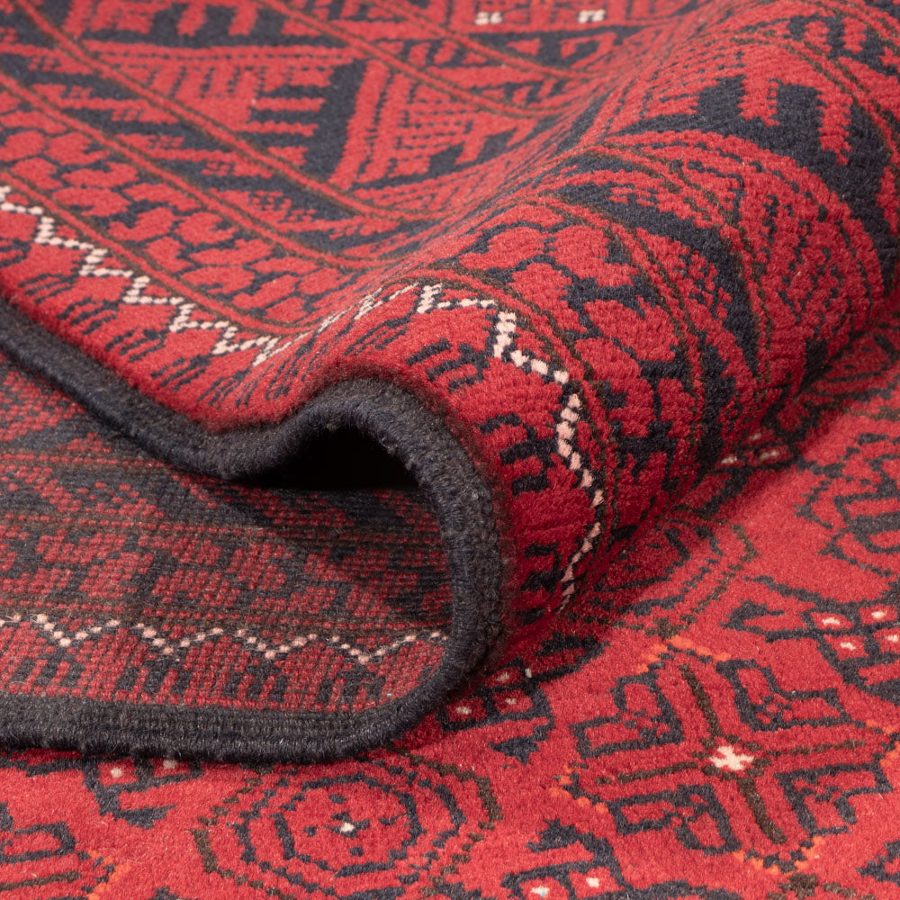 Tappeto afgano - 296 x 193 cm - rosso