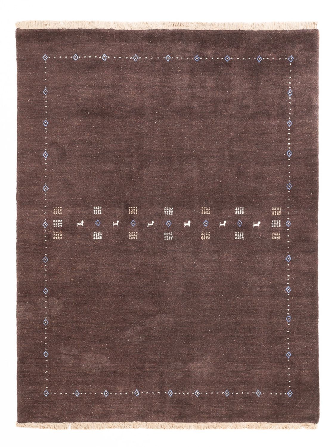 Tappeto Gabbeh - Loribaft Persero - 230 x 160 cm - beige scuro