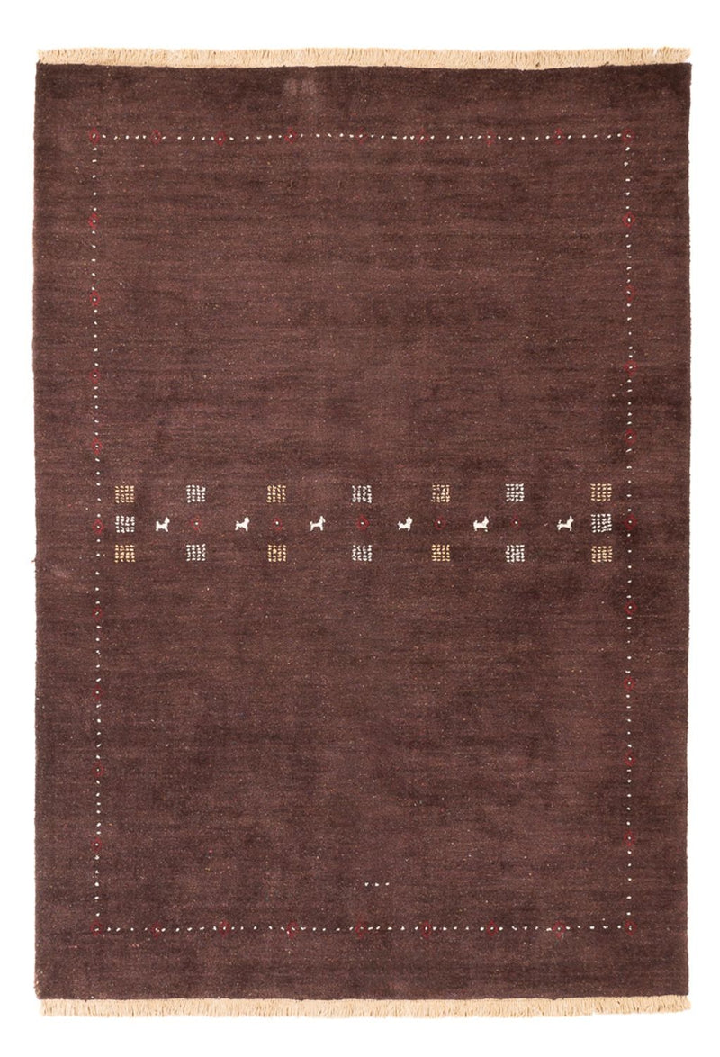 Tappeto Gabbeh - Loribaft Persero - 300 x 200 cm - cioccolato