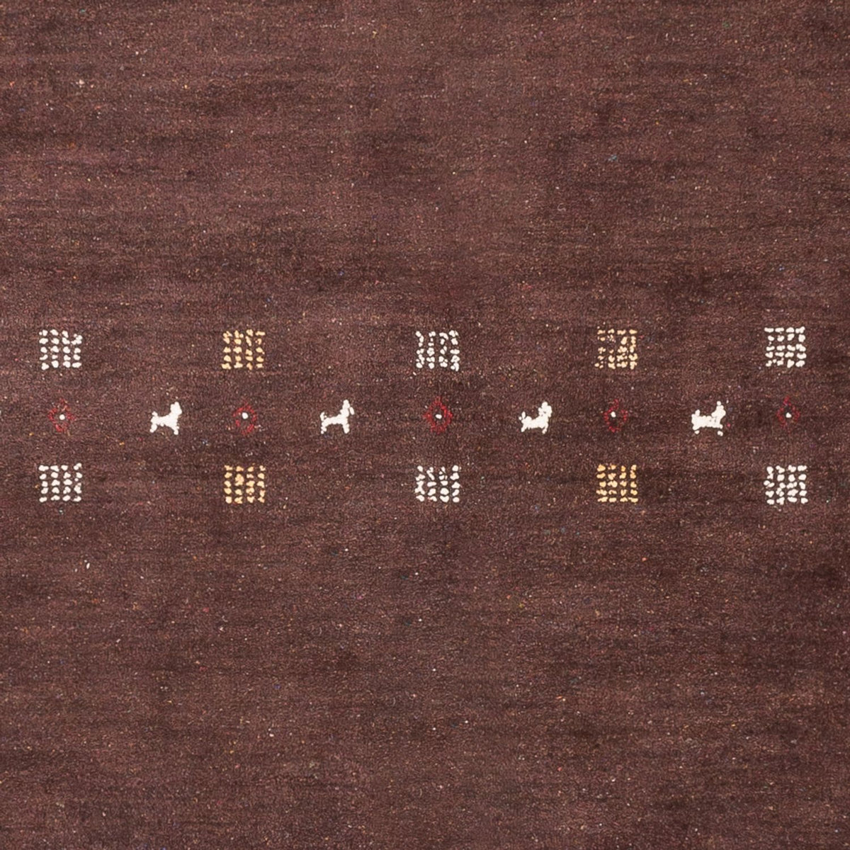 Tappeto Gabbeh - Loribaft Persero - 300 x 200 cm - cioccolato