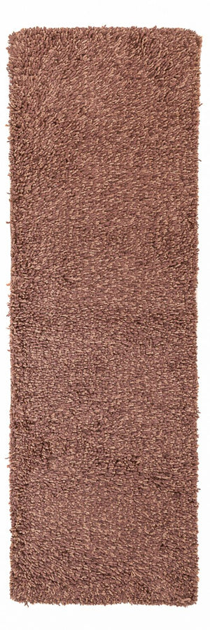 Tappeto corsia Tappeto a pelo alto - 203 x 64 cm - marrone