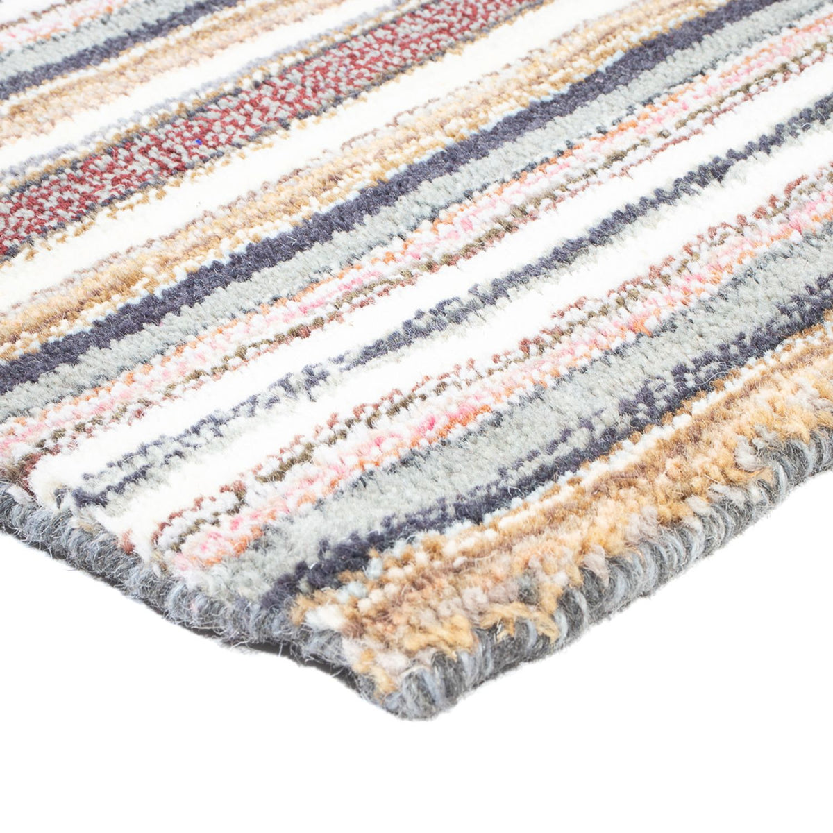 Tappeto corsia Tappeto di lana - 160 x 90 cm - multicolore