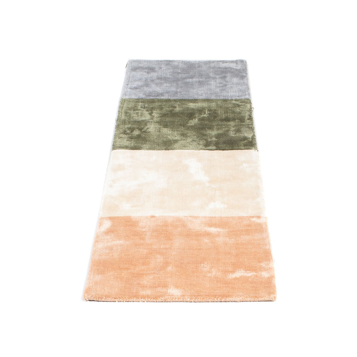 Tappeto corsia Tappeto in viscosa - 157 x 42 cm - multicolore