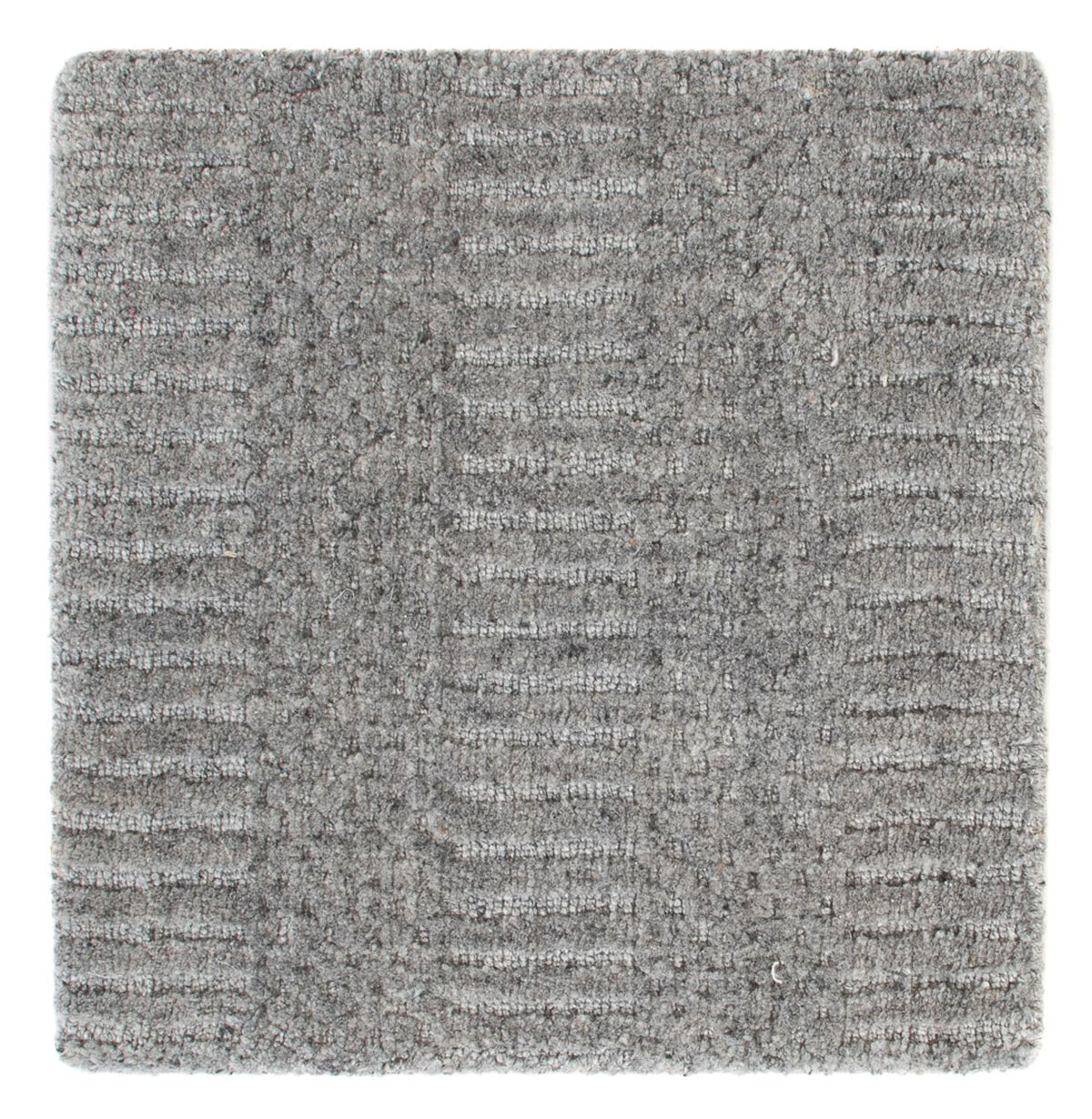 Tappeto di lana quadrato  - 32 x 32 cm - grigio scuro