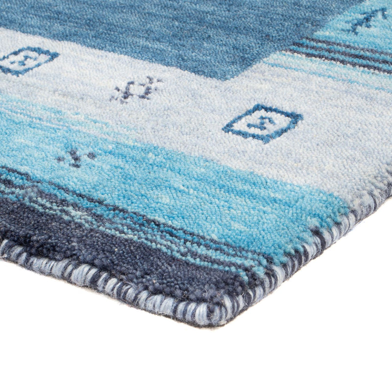 Tappeto Gabbeh - Indus - 140 x 70 cm - blu
