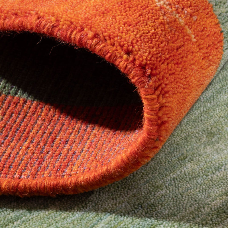 Tappeto Gabbeh - Indus - 140 x 70 cm - verde chiaro