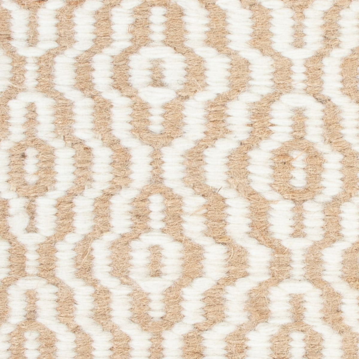 Tappeto di lana quadrato  - 35 x 32 cm - beige