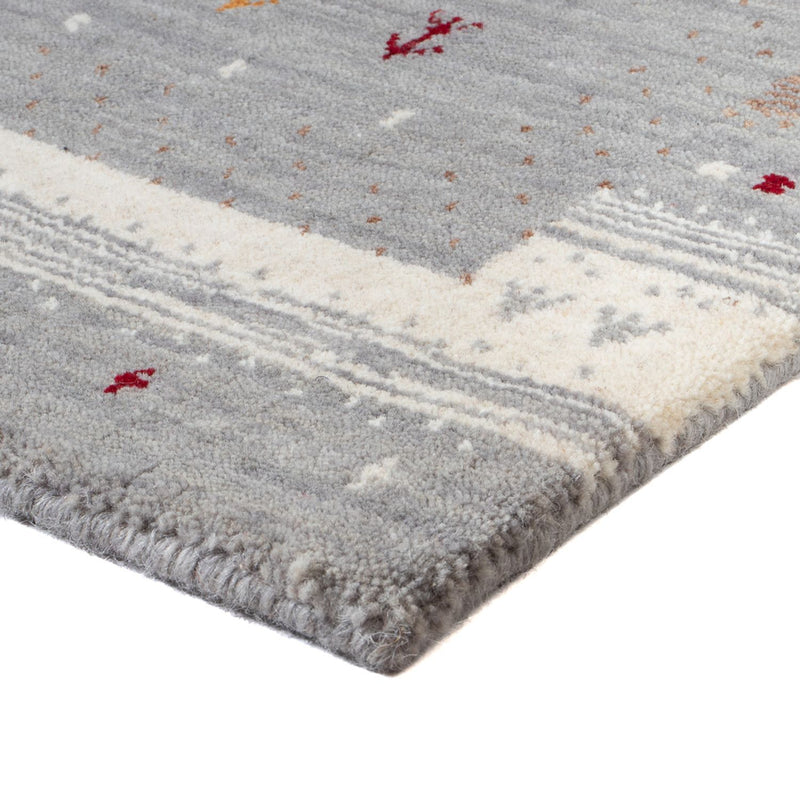 Tappeto Gabbeh - Loribaft Softy - 90 x 60 cm - beige scuro
