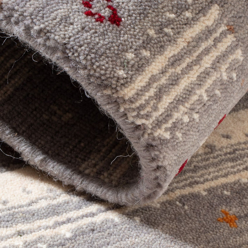 Tappeto Gabbeh - Loribaft Softy - 90 x 60 cm - beige scuro