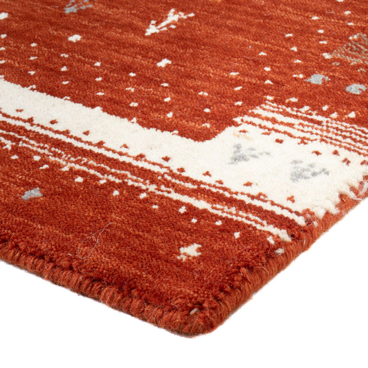 Tappeto Gabbeh - Loribaft Softy - 90 x 60 cm - terracotta