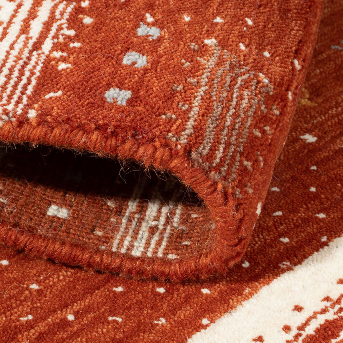 Tappeto Gabbeh - Loribaft Softy - 90 x 60 cm - terracotta