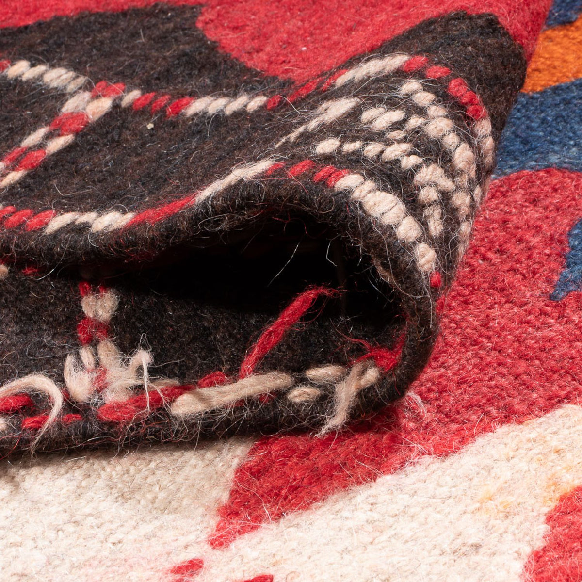 Tappeto corsia Tappeto Kelim - Vecchio - 430 x 155 cm - rosso