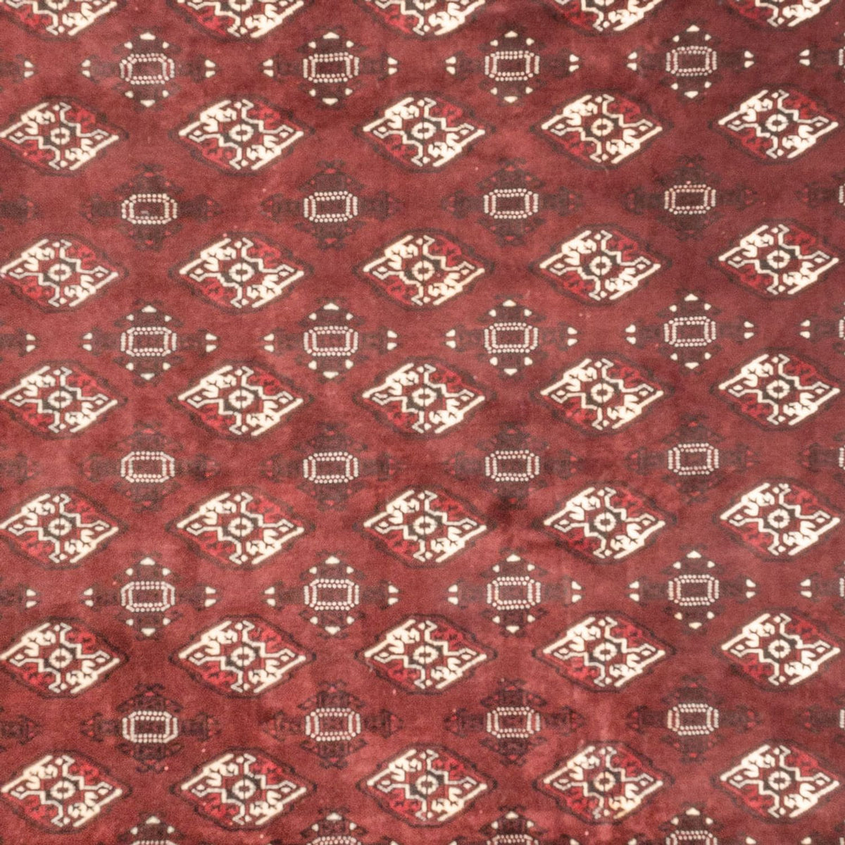 Tappeto Turkaman - 380 x 260 cm - rosso scuro