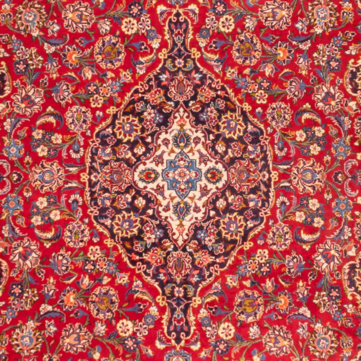 Tappeto Persero - Keshan - 354 x 218 cm - rosso