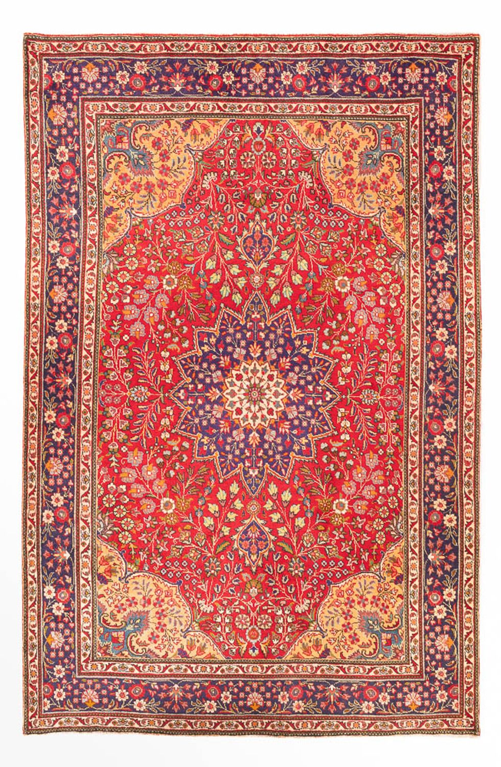 Tappeto Persero - Tabriz - 295 x 200 cm - rosso