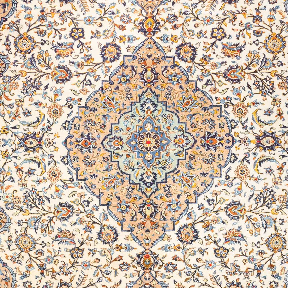 Tappeto Persero - Keshan - 405 x 302 cm - beige scuro