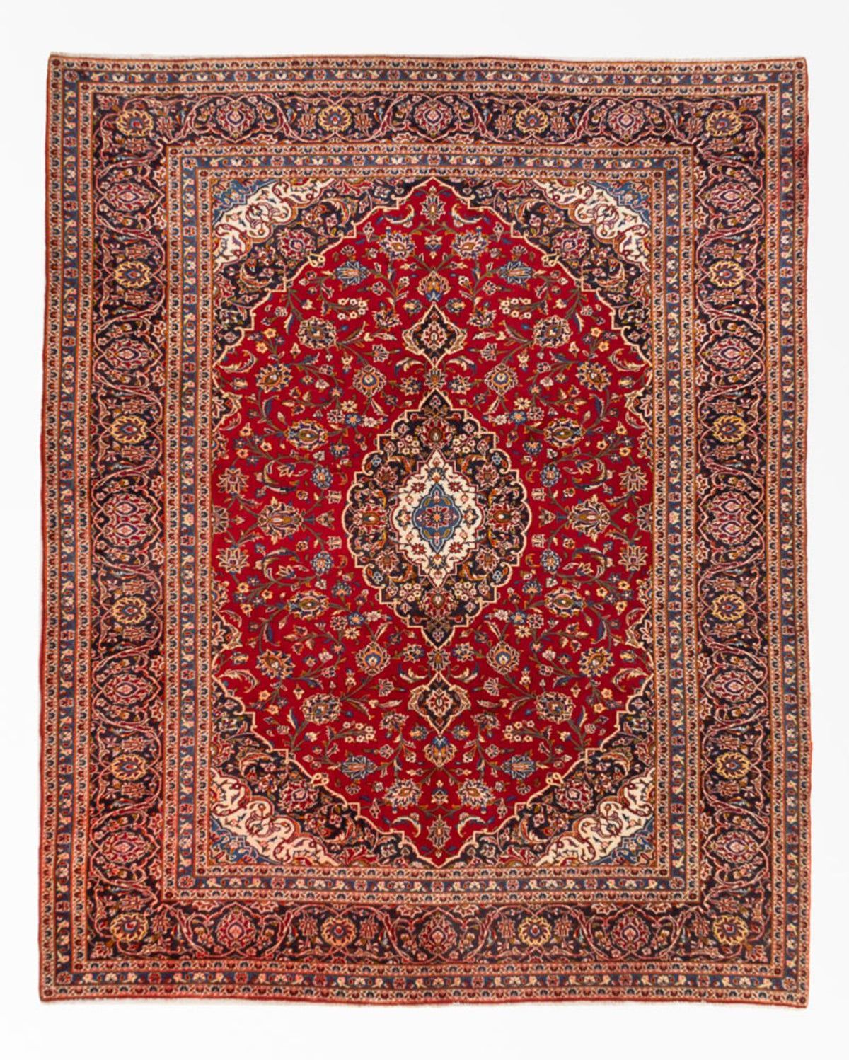 Tappeto Persero - Keshan - 335 x 260 cm - rosso
