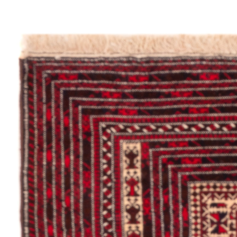 Tappeto Belutsch quadrato  - 250 x 250 cm - rosso scuro